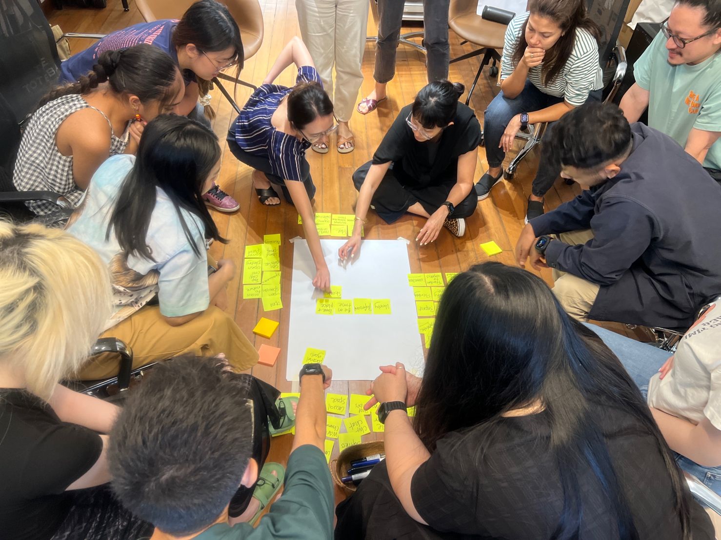 Corporate leadership workshop group activity Singapore