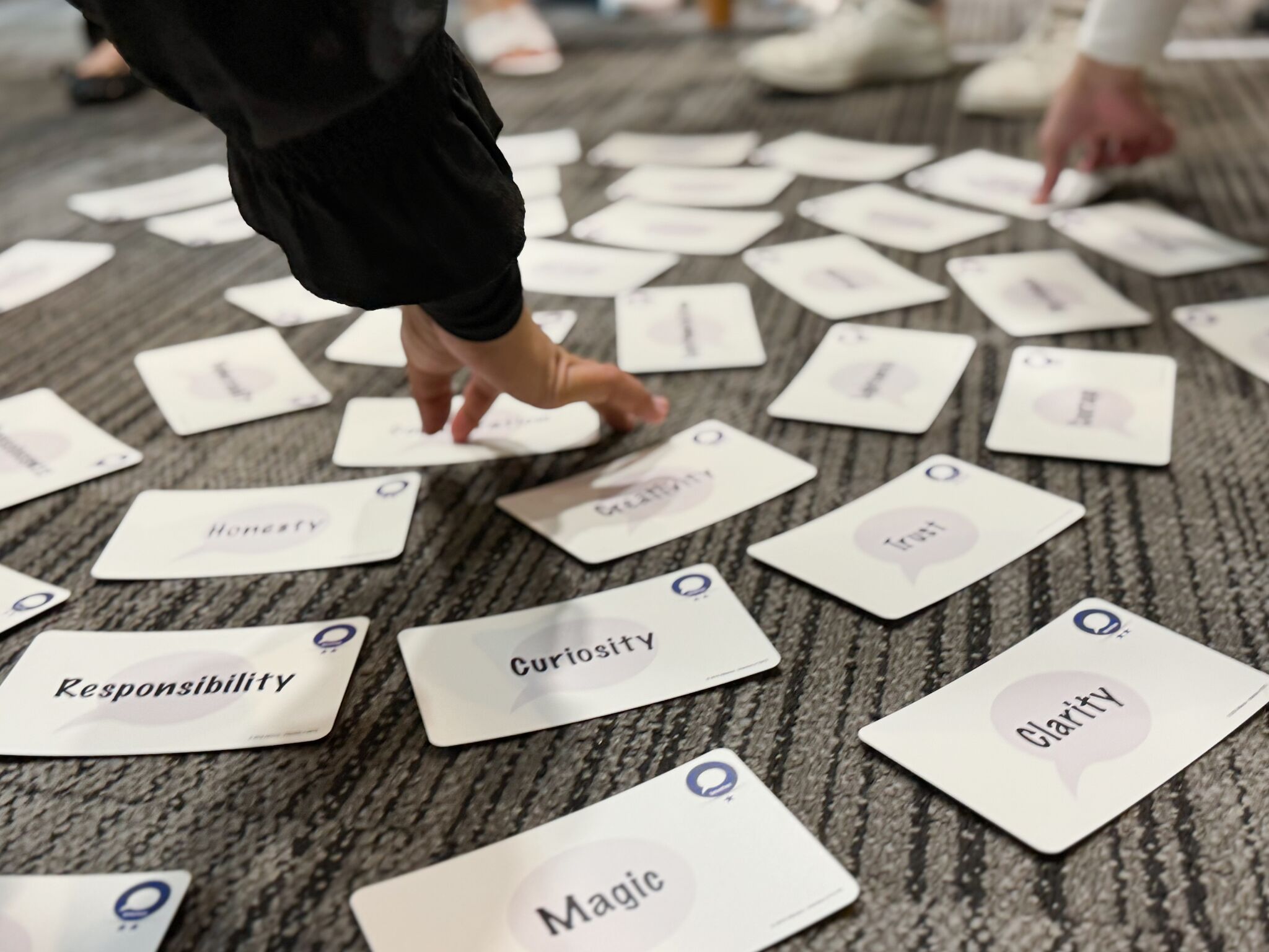 Leadership values cards exercise Singapore workshop